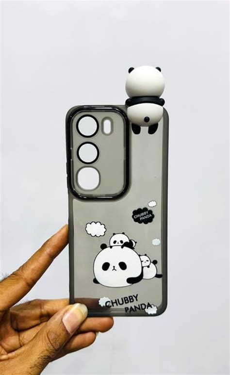 RM Cute Panda Phone Case for Vivo Y31 5G 2025, 3D Cartoon Design with ...