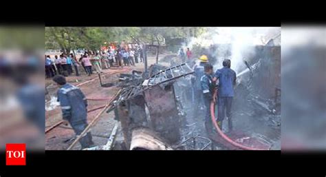 Fire breaks out at HL College | Ahmedabad News - The Times of India