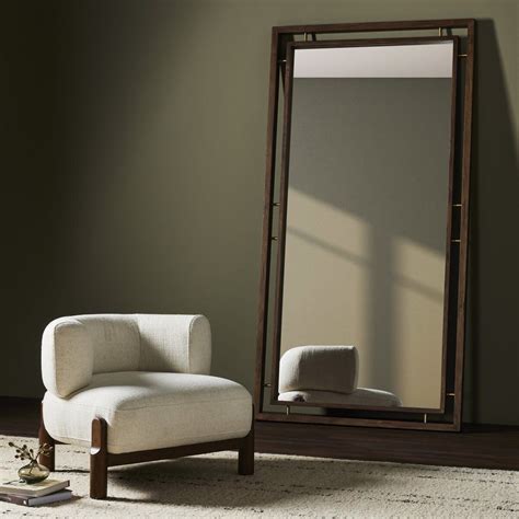 Belmundo Floor Mirror | Rustic wood frame, Floor mirror, Rustic materials