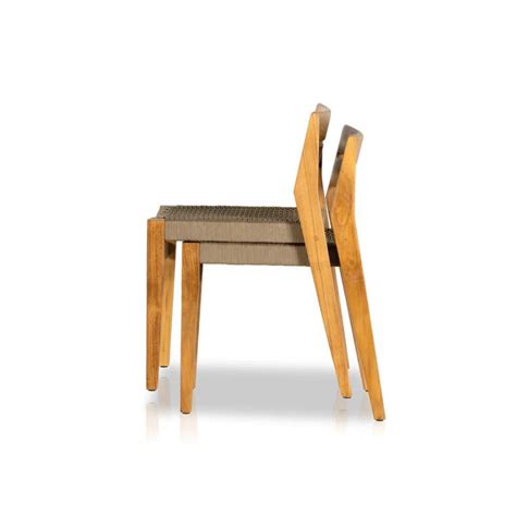TEAK OUTDOOR NEW FILLI PATIO STACKING CHAIR - Teak Jepara Furniture