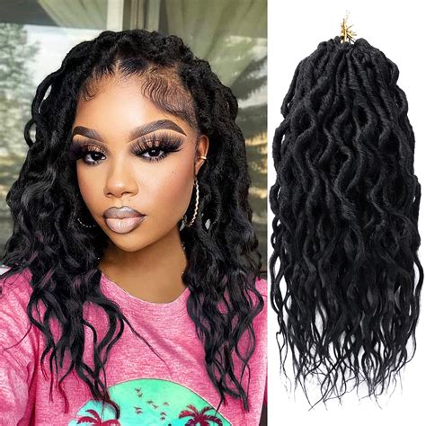 LOSMOEER Faux Locs Crochet Hair 12 Inch, 6 Packs India | Ubuy