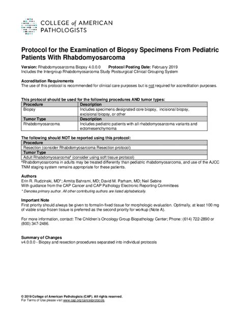 Fillable Online Protocol for the Examination of Specimens From ...