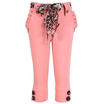 Cutecumber Girls Knit Embellished Peach Capri -(TR-2098B-Peach-20 ...