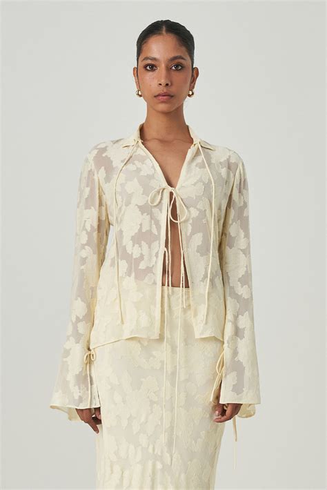 Merlette Top - Pale Yellow – Summeraway.in