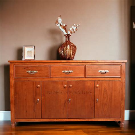 LIAM TEAK WOOD CROCKERY UNIT