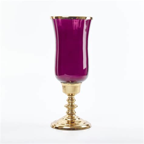 Buy Maya Neale Glass Hurricane Candle Holder from Home Centre at just ...