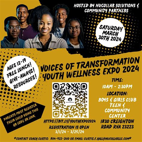 2024 Youth Wellness Expo, 1830 Creighton Rd, Richmond, 30 March 2024 ...