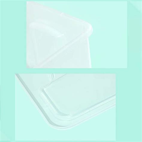 MINISO Classic Storage Box 22L Clear Plastic Organizer with Lid Large ...