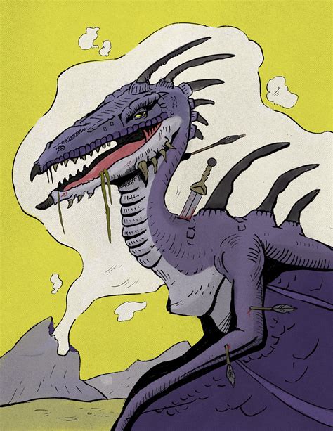 Beowulf And The Dragon