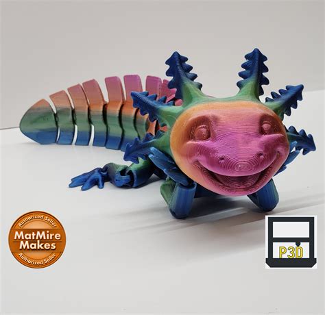 Articulated Axolotl 3D Print | Axolotl Stl – ATMJT