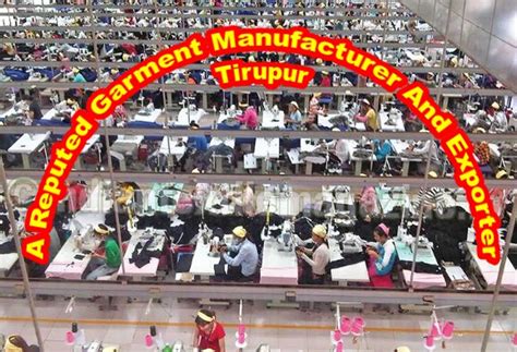A Reputed Garment Manufacturer and Exporter Located in Kasipalayam ...