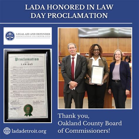 Legal Aid and Defender Association Receives Proclamation from Oakland ...
