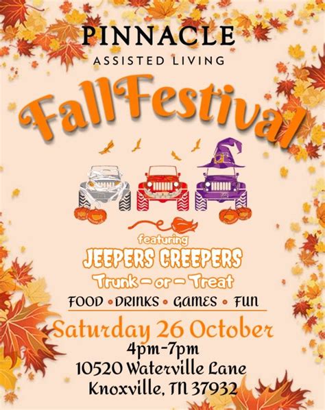 Fall Festival and Jeepers Creepers Trunk-or-Treat, 10520 Waterville Ln ...