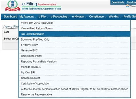Filing of Rectification request under section 154 of Income Tax Act