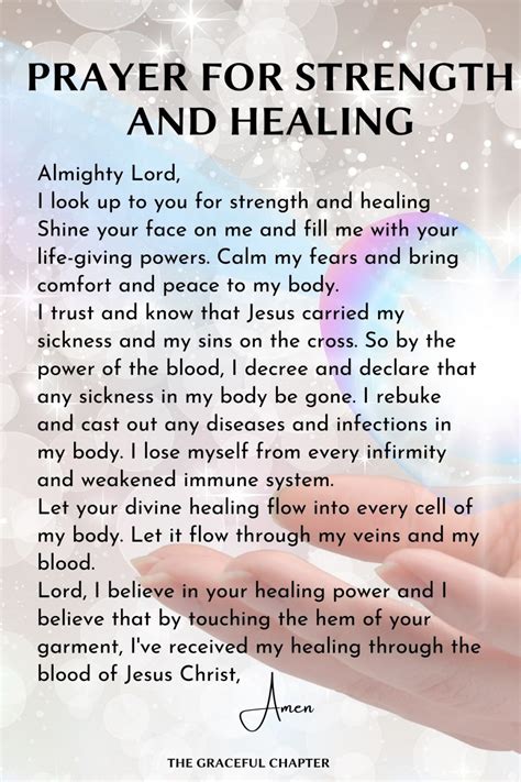 20 Short Prayers For Healing - The Graceful Chapter