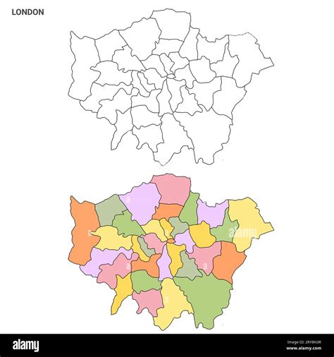 Boroughs Of London Map