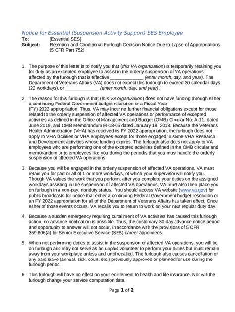 Frequently Asked Questions for Shutdown Furlough I ha Doc Template ...