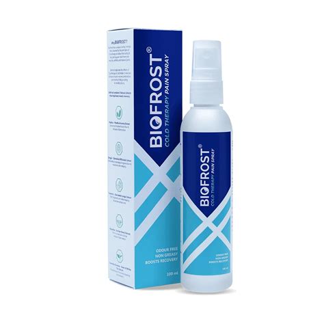 BioFROST Cold Therapy Pain Spray, 100 Ml : Amazon.in: Health & Personal ...