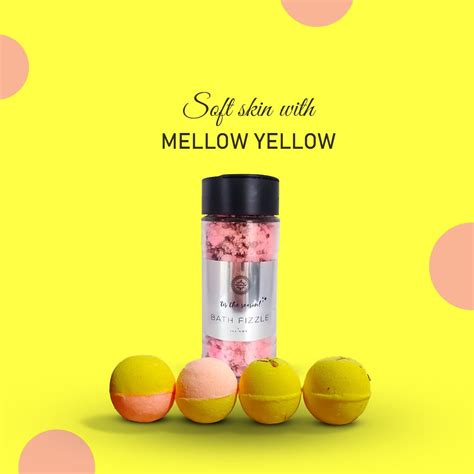 Mallow Yellow Spa gift set for women Bath Bomb -Calendula, Citrus & ba ...