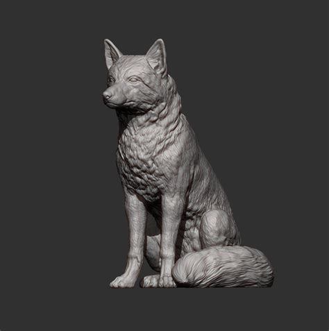Fox 3D Print Model by Alexander3dart