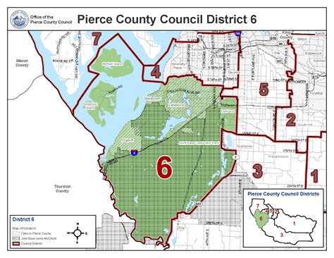 Council District Maps | Pierce County, WA - Official Website