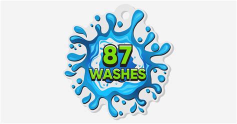 keychain by 87 WASHES MOBILE DETAILING | Keychains | Sticker Mule India