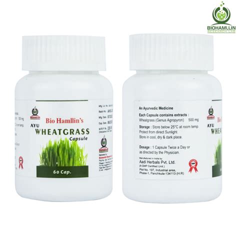 BIOHAMLLIN WHEATGRASS Capsules Biohamllin Research Lab