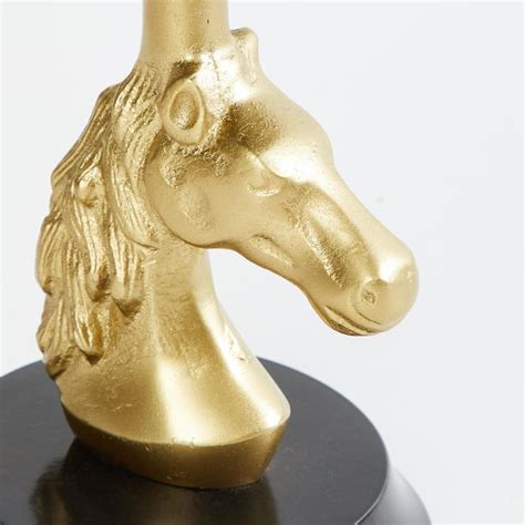 Buy Vitara Metal Horse Pillar Candle Holder from Home Centre at just ...