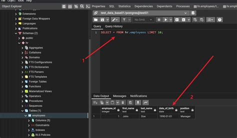 Query SQL with Pgadmin4 的图像结果
