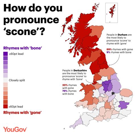The scone pronunciation map of Britain | YouGov
