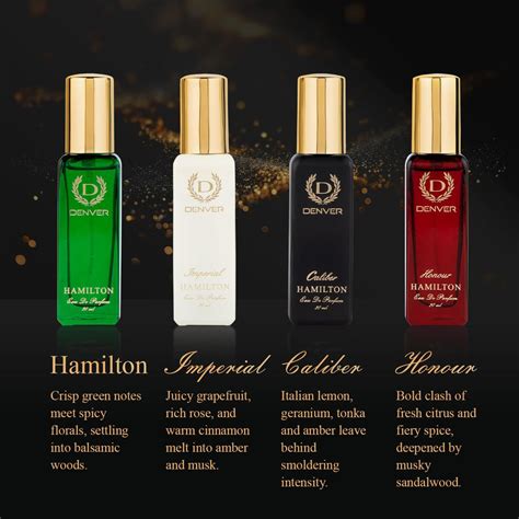 Denver Hamilton Luxury Perfume Gift Set Exclusive Collection (20ml x 4 ...