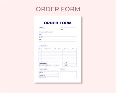 Image result for Business Order Form