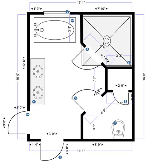 Master Bathroom Plan