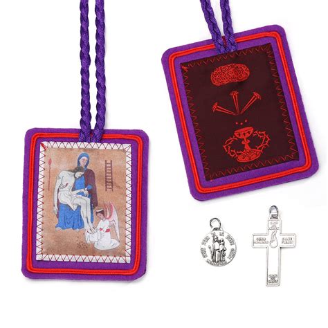 Talpgodtalpgod Purple Escapularios Catolicos Catholic Scapular Marie ...