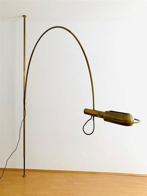 Amazing Adjustable Arc Floor Lamp by Florian Schulz For Sale at 1stDibs