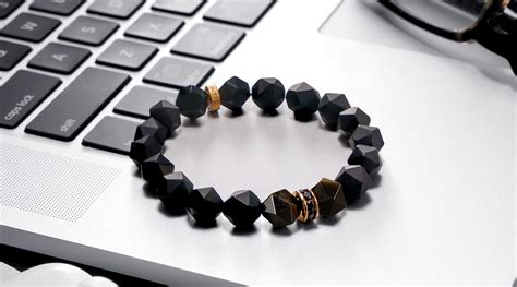 Why Every Man Should Own a Black Bracelet: From Onyx to Obsidian ...