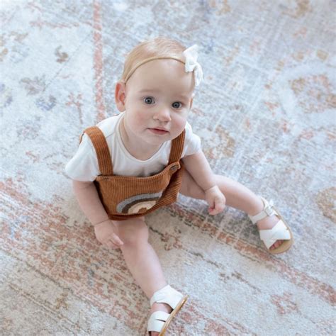 Georgia Soft Sole Sandals - White – Little Charlie