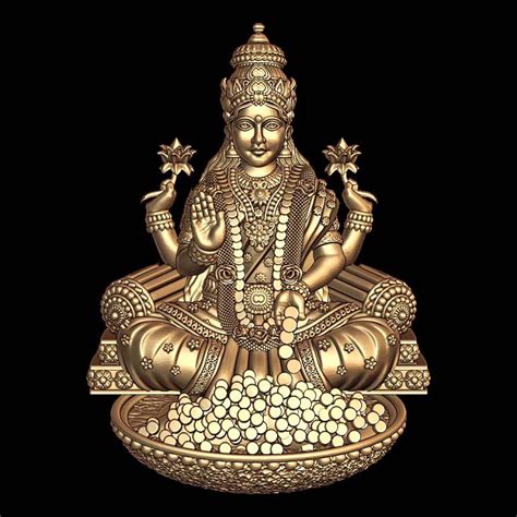 Dhanalakshmi 3D Model - Piece