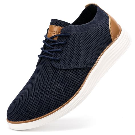 VILOCY Men's Fashion Dress Sneakers Casual Walking Shoes Business ...