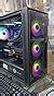 Amazon.in: Buy Circle Furious Glass 360 ARGB Mid- Tower Computer Case ...