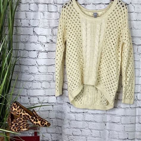 JCPenney Ivory Crewneck Sweaters for Women | Mercari