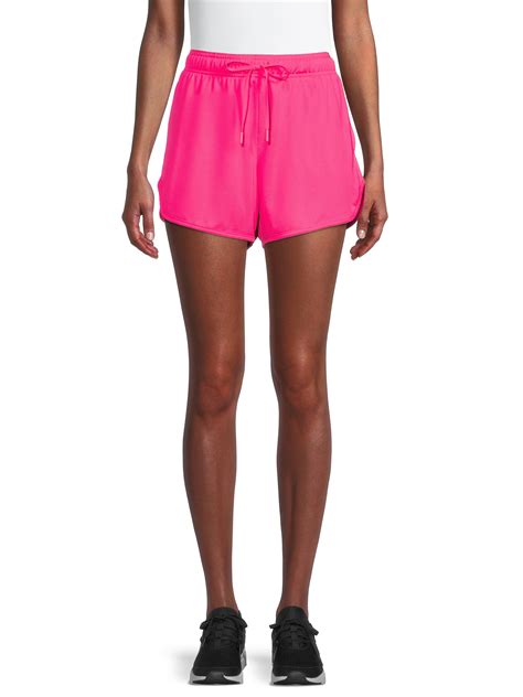 Athletic Works Women's High Rise Pull On Mesh Shorts - Walmart.com