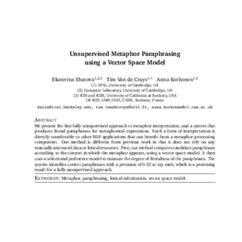 Paraphrasing MLA 的图像结果