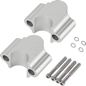 Riser Manubrio Per Ducati Desert X 2022-2023 - Altezza 44mm, Spostamento 24mm, In Alluminio CNC, Nero