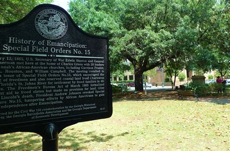 Special Field Order 15 Marker | Gullah/Geechee Nation