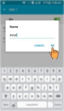 How to change the Display Name of SIM card in Samsung Galaxy On7(SM ...