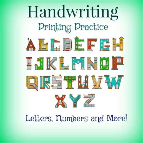 Buy Handwriting Printing Practice: Preschool and Up: Letters, Numbers ...