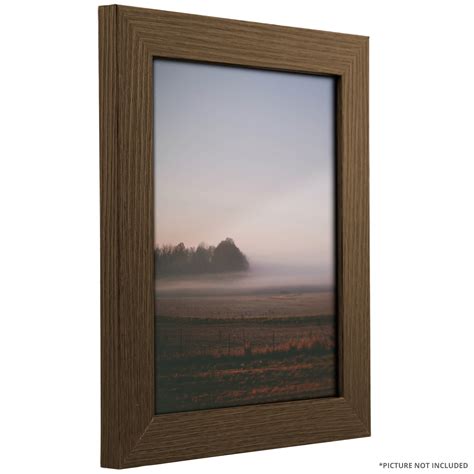 Craig Frames Bauhaus 125, Modern Brown Oak Picture Frame, 24x32 Inch ...