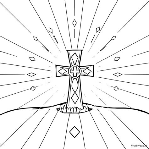 Free Cross Coloring Pages
