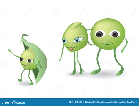 Peas family stock vector. Illustration of diet, green - 16812080 - family of pea